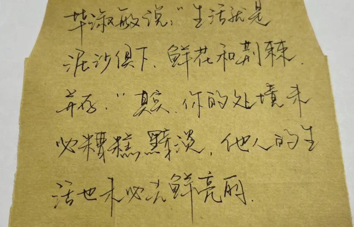 生活從來都是泥沙俱下，鮮花與荊棘并存